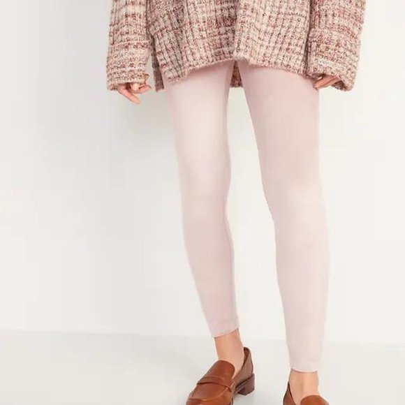 Old Navy High-Waisted Velour Ankle Leggings For Women New - Picture 4 of 7